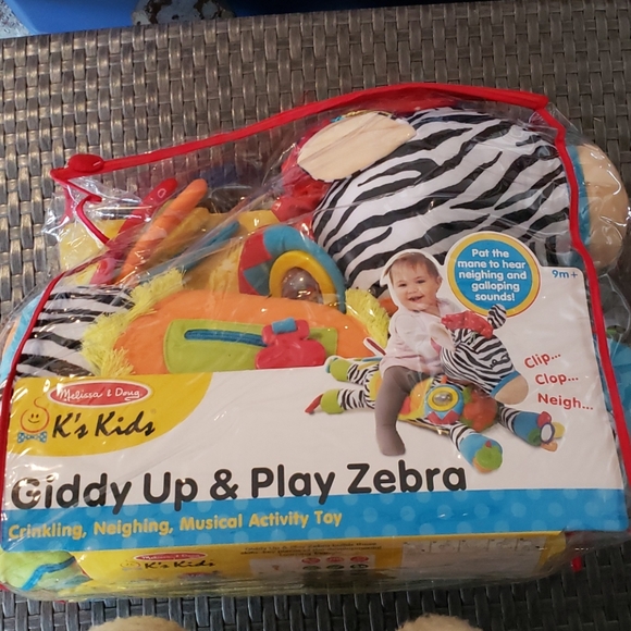 giddy up and play zebra